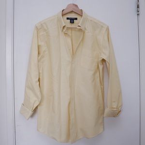 Muted Yellow Oversized Mens Button Down